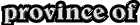 province of